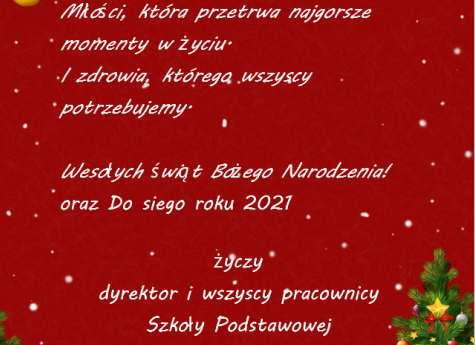 Życzenia świąteczne